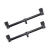 Carp Fishing Buzz Bars 20cm 30cm Fishing Rod Pod Holder Black Buzzer Bar for 2 Rods DaJiKan (Color : 2X BZ201) view 1