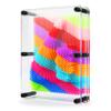 3D Pin Art Toy, Large Size 6 X 8Unique 3D Pin Art Board for Kids & Adults (Rainbow, Plastic) view 1