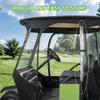 10L0L 600D Golf Cart 2 Passenger Driving Enclosure for Club Car DS & Precedent, 4-Sided Clear Window Rain Snow Golf Cart Cover All Weather Waterproof Windproof view 2