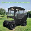 10L0L 600D Golf Cart 2 Passenger Driving Enclosure for Club Car DS & Precedent, 4-Sided Clear Window Rain Snow Golf Cart Cover All Weather Waterproof Windproof view 4