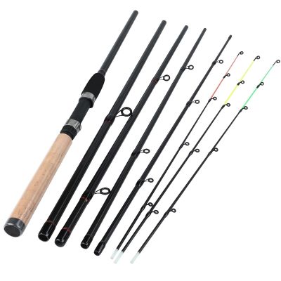 Cork Handle Feeder Spinning Fishing Rod 3.0M L M H Power Travel Rod Carp Feeder DaJiKan (Color : Burgundy)