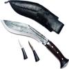 EGKH - Genuine Full Tang Blade Rust Free Kukri Knife - 10" Jungle Combate Khukuri - Handmade By Ex Military Khukuri House in Nepal view 4