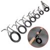 7Pcs Multiple Sizes Sea Fishing Rod Guide Rings 0.5/0.6/0.8/1.1/1.4/1.8cm Diameter Rock Fishing Rod Guides Ring Repair DaJiKan view 3