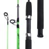 4 Color 120cm Spinning Hand Lure Fishing Rod EVA Handle Ultralight ABS Resin Body Travel Boat Rod DaJiKan (Color : Sky Blue) view 4