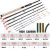 Feeder Fishing Rod L M H Power Spinning Rod Travel Portable 3m Carp Fresh Water Fishing Rod Fishing Tackle DaJiKan (Color : Yellow) view 3