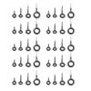 40 Pieces Stainless Steel 1.5mm 2.0mm 2.5mm 4.0mm Eyes Ring Set Raft Fishing Rod Guide Tips Repair Kit Set Fishing Accessories DaJiKan view 2