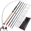 Feeder Fishing Rod L M H Power Spinning Rod Travel Portable 3m Carp Fresh Water Fishing Rod Fishing Tackle DaJiKan (Color : White) view 1