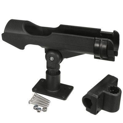 1PCS Fishing Support Rod Holder Bracket Kayaking Yacht Fishing Tackle Tool 360 Degrees Rotatable with Screws for Boat DaJiKan