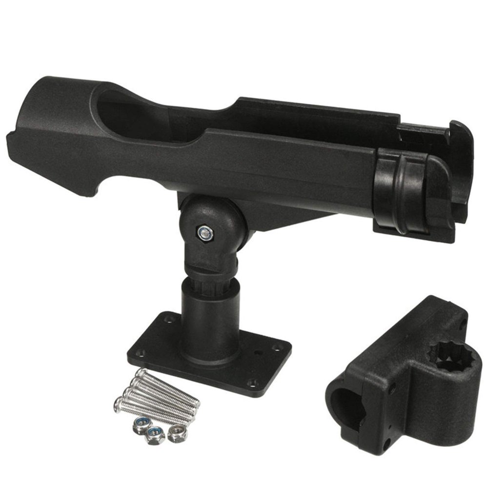 1PCS Fishing Support Rod Holder Bracket Kayaking Yacht Fishing Tackle Tool 360 Degrees Rotatable with Screws for Boat DaJiKan