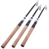 1.8M-2.4M Protable Telescopic Fishing Rod Cork Handle Spinning Fishing Rod Carbon Fiber Travel Fishing Rod Tackle DaJiKan (Color : Burgundy, Length : 2.1 m) view 1