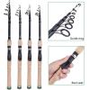 1.8M-2.4M Protable Telescopic Fishing Rod Cork Handle Spinning Fishing Rod Carbon Fiber Travel Fishing Rod Tackle DaJiKan (Color : Burgundy, Length : 2.1 m) view 4