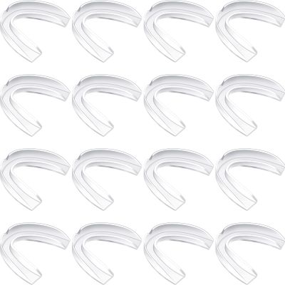 Nuanchu 30 Pack Sports Mouth Guard Athletic Moldable Mouth Guard Boxing Protection for Adult Hockey Football Basketball Lacrosse Boxing(Clear)