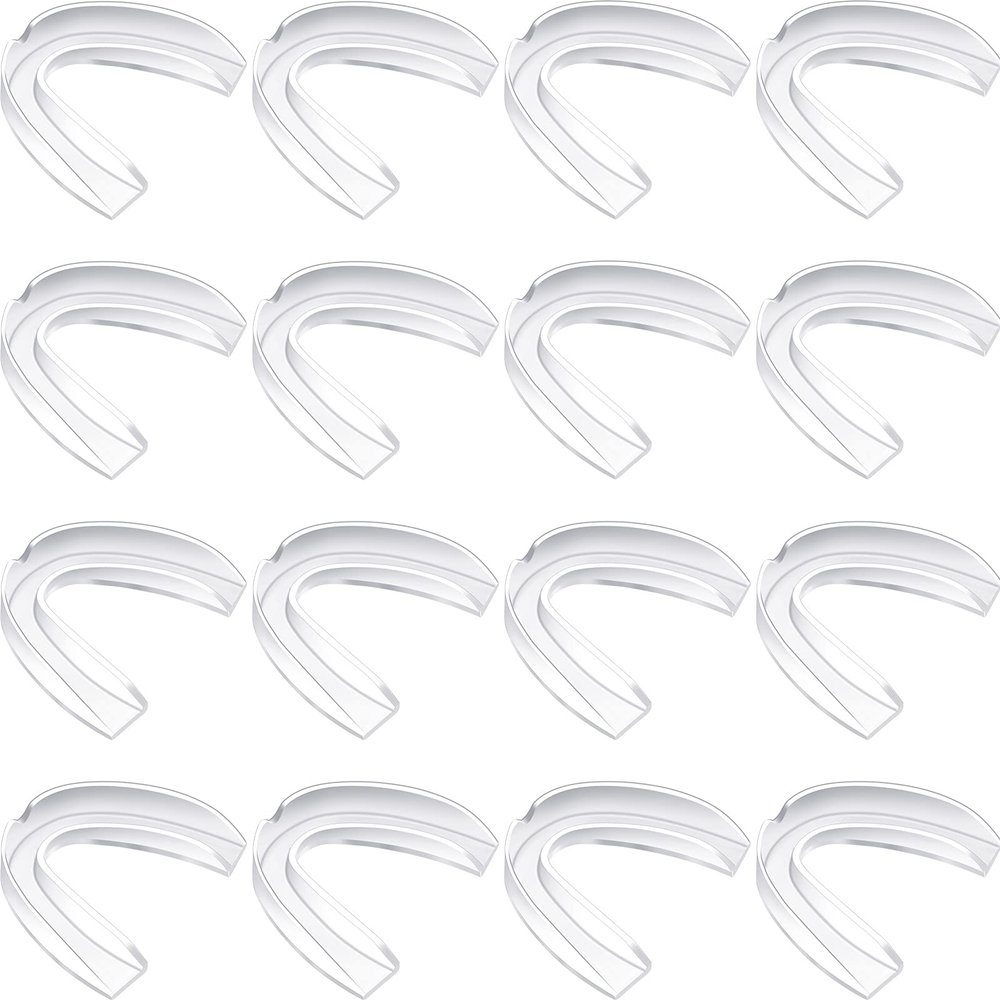 Nuanchu 30 Pack Sports Mouth Guard Athletic Moldable Mouth Guard Boxing Protection for Adult Hockey Football Basketball Lacrosse Boxing(Clear)