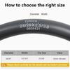 2-PCS 28"/29" Heavy Duty Fat Bike Tubes 28/29x2.5/3.0 (64/76-622) AV32mm Schrader Valve Bicycle Inner Tubes Compatible with 28/29 x 2.5/2.6/2.8/3.0 Bike Tire Tubes view 2