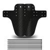 2pcs Bicycle Fenders Plastic Colorful Front/Rear Bike Mudguard MTB Bike Wings Mud Guard Cycling Accessories for Bicycle DaJiKan (Color : Black) view 1