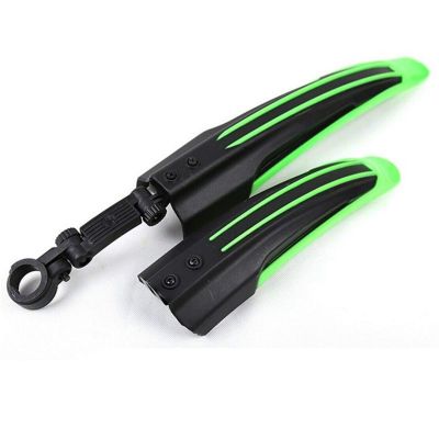 2 Pcs Bicycle Mudguard Mountain Bike Fenders Set Mudguards Bicycle Mudguard for Bicycle Front/Rear Fenders 6 Colors DaJiKan (Color : Green Black)