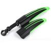 2 Pcs Bicycle Mudguard Mountain Bike Fenders Set Mudguards Bicycle Mudguard for Bicycle Front/Rear Fenders 6 Colors DaJiKan (Color : Green Black) view 1