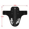 2pcs Bicycle Fenders Plastic Colorful Front/Rear Bike Mudguard MTB Bike Wings Mud Guard Cycling Accessories for Bicycle DaJiKan (Color : 2pcs Silver) view 2