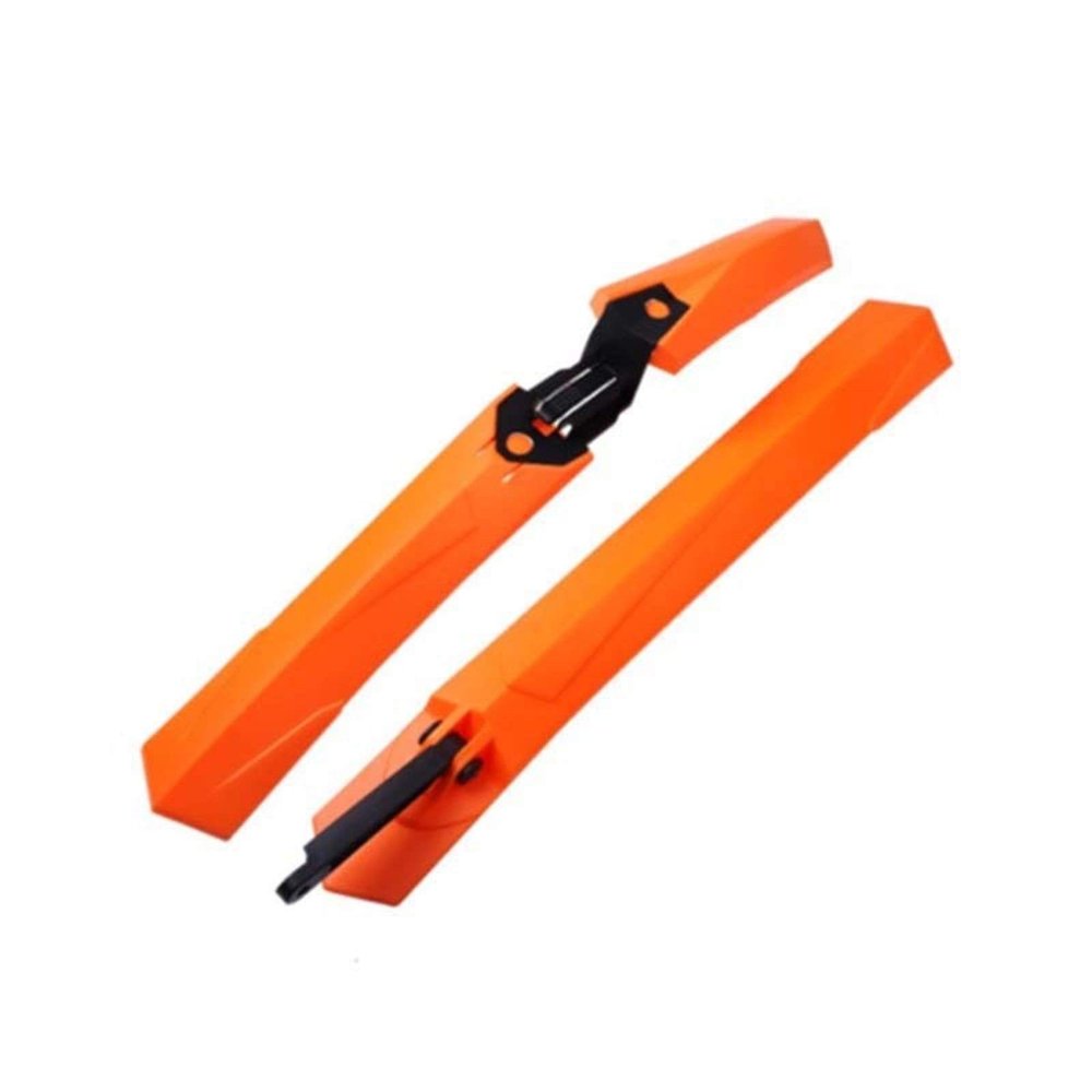 2PCS Cycling Mountain Bike Bicycle Front Mudguard Rear Fender Mud Guard Set for MTB Road Bike Wings DaJiKan (Color : Orange)