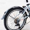 14 Inch 16 Inch 20 Inch Folding Bike Mud Guard Cycling Mudguard Front Rear Bicycle Fender Chrome Plastic BMX Bike Accessories DaJiKan (Color : 20 D Brake Black) view 4