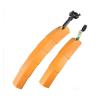 7 Color 2PCS Telescopic Plastic Bicycle Fender High Strength Bike Mudguard Installation Convenient Fender DaJiKan (Color : Yellow) view 1