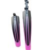 2 Pcs Bicycle Fenders Mountain Road Bike Mudguard Front Rear MTB Mud Guard Wings for Bicycle Accessories DaJiKan (Color : Pink) view 1