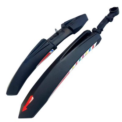 2 Pcs Mountain Bike Bicycle Mudguard Fenders Set Mudguards Wings Bicycle Front Rear Plastic Protection 24 26 27 Road Cycling DaJiKan