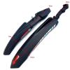2 Pcs Mountain Bike Bicycle Mudguard Fenders Set Mudguards Wings Bicycle Front Rear Plastic Protection 24 26 27 Road Cycling DaJiKan view 2