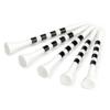 MAZEL Natural Wood/Bamboo Golf Tees 2 3/4 Inch & 3 1/4 Inch,Pack 50 or 120,Reduce Friction & Side Spin,More Stable Golf Tees (50 Pack(25 * 2-3/4"+25 * 3-1/4"),White) view 2
