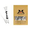 MAZEL Natural Wood/Bamboo Golf Tees 2 3/4 Inch & 3 1/4 Inch,Pack 50 or 120,Reduce Friction & Side Spin,More Stable Golf Tees (50 Pack(25 * 2-3/4"+25 * 3-1/4"),White) view 4