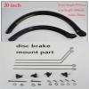 14 16 20 Inch Bicycle Mudguard V Brake Disc Brake Bike Fender Front and Rear Mud Guard Folding Bicycle Wing DaJiKan (Color : 20 inch disc Brake) view 2