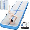 FBSPORT 10ft Gymnastics Training Mats Inflatable Air Gymnastics Mat 4 inches Thickness Inflatable Floor Mats for Home Use/Training/Cheerleading/Yoga/Water with Pump view 1