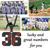 Aiyo Fashion Inspiration Baseball Necklaces Jersey Number 0-99 Necklace Stainless Steel Chain Pendant Team Jewelry Gift for Boys girls view 3