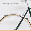 1 Pair Bike Front Rear Fenders Retro Bike 700C Road Bicycle Fender Bicycle Practical Parts Silver DaJiKan (Color : Silver F R 1pair) view 3