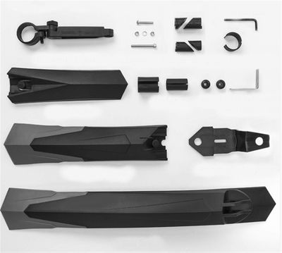 Bike Mudguard Soft Rubber Widening Adjustable Rear Front Tail Bike Fender Bike Part MTB Mudguard Bike Accessories DaJiKan