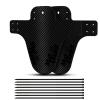 2pcs Bicycle Fenders Plastic Colorful Front/Rear Bike Mudguard MTB Bike Wings Mud Guard Cycling Accessories for Bicycle DaJiKan (Color : 2pcs Black) view 1
