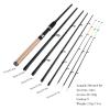 Feeder Fishing Rod Lengthened Handle 6 Sections Fishing Rod L M H Power Carbon Fiber Travel Rod Fishing Tackle DaJiKan (Color : Green 1) view 2