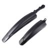 2 Pcs Bicycle Fenders Mountain Road Bike Mudguard Front Rear MTB Mud Guard Wings for Bicycle Accessories DaJiKan (Color : Black) view 1