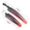 2 Pcs Bicycle Fenders Mountain Road Bike Mudguard Front Rear MTB Mud Guard Wings for Bicycle Accessories DaJiKan (Color : Black) view 2