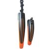2 Pcs Bicycle Fenders Mountain Road Bike Mudguard Front Rear MTB Mud Guard Wings for Bicycle Accessories DaJiKan (Color : Orange) view 1