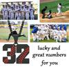 Aiyo Fashion Inspiration Baseball Jersey Number 0-99 Necklace - Stainless Steel Baseball Chain Pendant Necklace - Team Jewelry Gift for Boys & Girls view 3