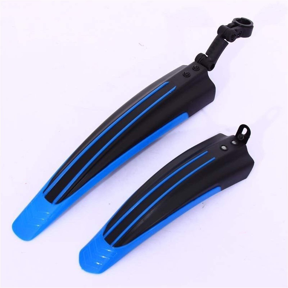 2 Pcs Bicycle Mudguard Mountain Bike Fenders Set Mudguards Bicycle Mudguard Wings for Bicycle Front and Rear Fenders DaJiKan (Color : Blue)