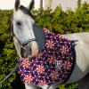 Harrison Howard Breathable Elastic Horse Shoulder Guard Anti-Rub Stretch Bib for Sensitive Skin, Lightweight Comfortable Fit US Flag Prism M view 3