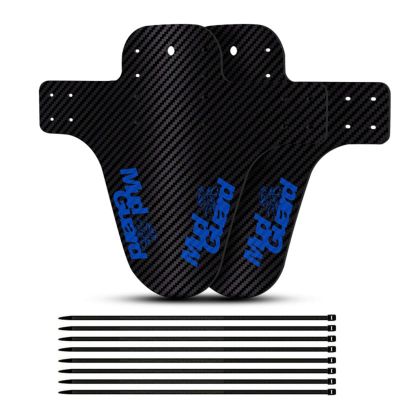 2pcs Bicycle Fenders Plastic Colorful Front/Rear Bike Mudguard MTB Bike Wings Mud Guard Cycling Accessories for Bicycle DaJiKan (Color : 2pcs Blue)