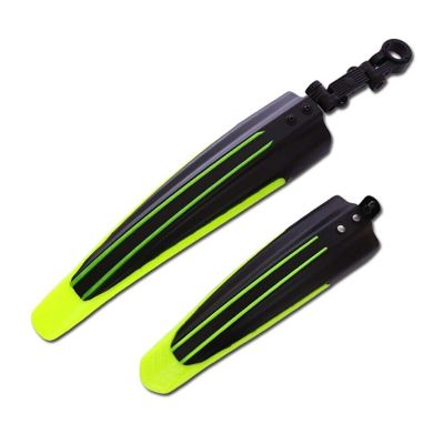 2 Pcs Bicycle Mudguard Mountain Bike Fenders Set Mudguards Bicycle Mudguard for Bicycle Front/Rear Fenders 6 Colors DaJiKan (Color : Yellow Black)