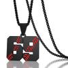 Aiyo Fashion Inspiration Baseball Jersey Number 0-99 Necklace - Stainless Steel Baseball Chain Pendant Necklace - Team Jewelry Gift for Boys & Girls view 2