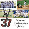 Aiyo Fashion Inspiration Baseball Jersey Number 0-99 Necklace - Stainless Steel Baseball Chain Pendant Necklace - Team Jewelry Gift for Boys & Girls view 3