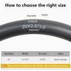 2-PCS 20x3 Heavy Duty E-Bike Tubes 20x2.50 20X3.0 AV32mm ETRTO 64/76-406 Inner Tubes 20" x 3.0" Compatible with 20x2.50/2.60/2.80/3.0 E-Bike Bicycle Fat Tire Tubes Schrader Valve view 2