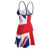 BAIKUTOUAN British Flag Women Casual Sling Dresses Adjustable Strap Tank Dress For Beach/Party/Evening XL White-style view 2