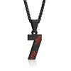Aiyo Fashion Inspiration Baseball Jersey Number 0-99 Necklace - Stainless Steel Baseball Chain Pendant Necklace - Team Jewelry Gift for Boys & Girls view 1